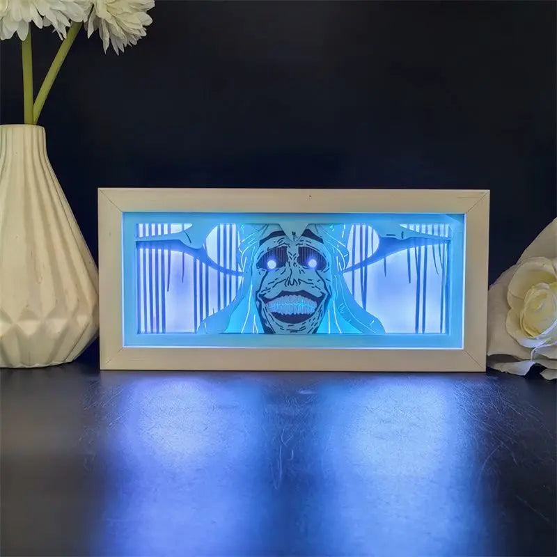 SOLO LEVELING Paper Cut Shadow Box – RGB LED Light Display