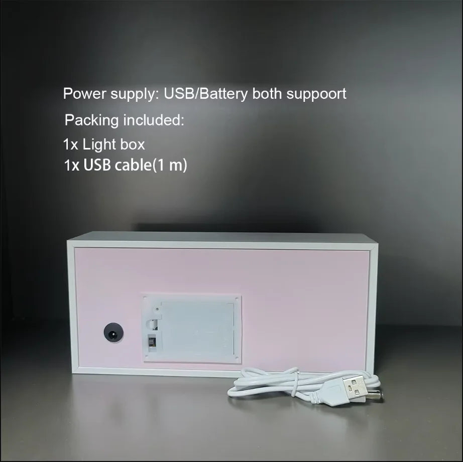 Anime Paper Cut Shadow Light Box – LED Night Lamp for Collectors