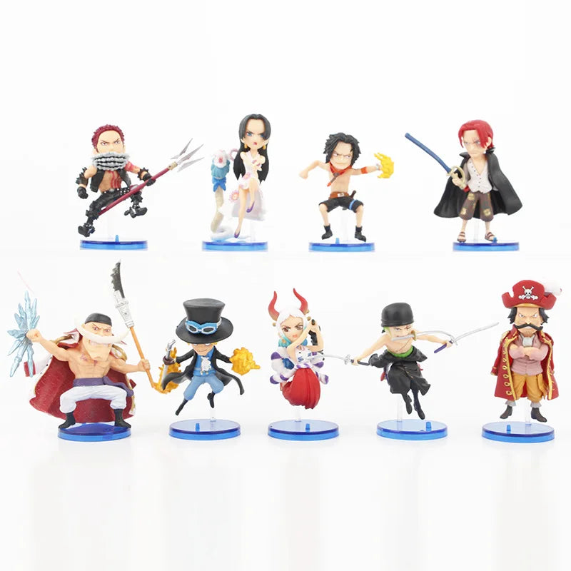 ONE PIECE 9pcs Set Figures – Collectible PVC Model Toys