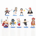 ONE PIECE 9pcs Set Figures – Collectible PVC Model Toys
