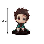 DEMON SLAYER Tanjiro & Friends Q Version Doll Set – Premium Edition