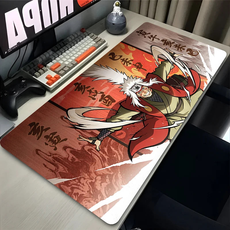 NARUTO Jiraiya Anime Rubber Mouse Pad – Extended Gaming Desk Mat